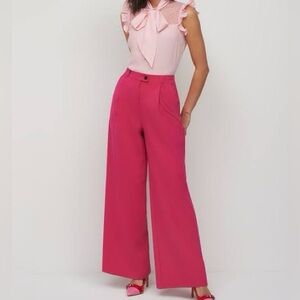 New York & Company Pink high waisted wide leg Trousers 💕✨